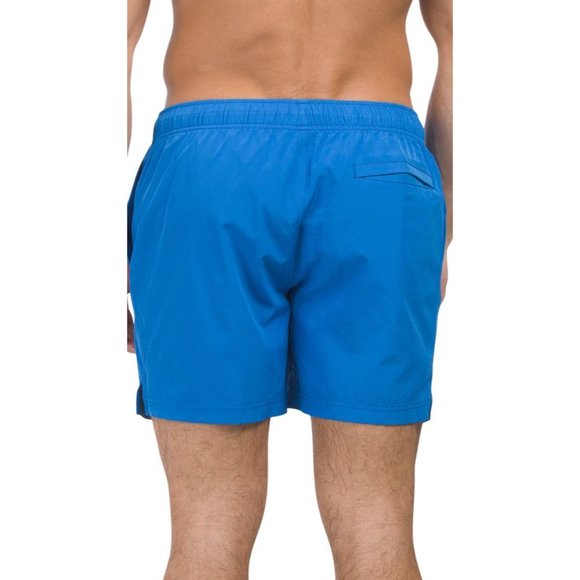 NAUTICA Large Solid Swim Trunks Shorts Color SpinnerBlue - Picture 2 of 6